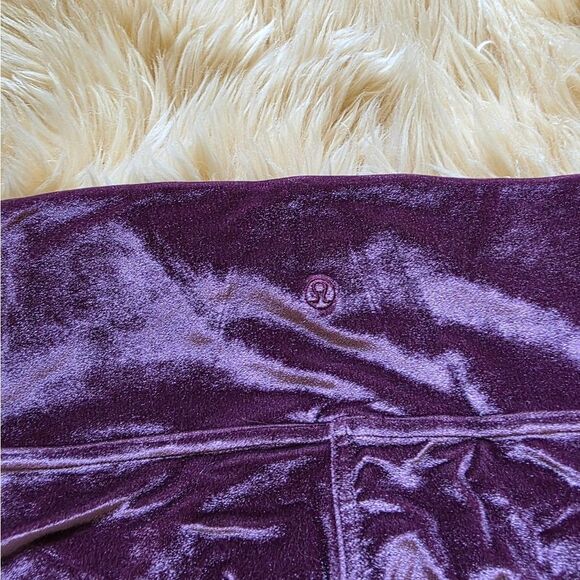 Lululemon Wunder Under Purple Velvet Special Edition Leggings Size 10 - Picture 4 of 6